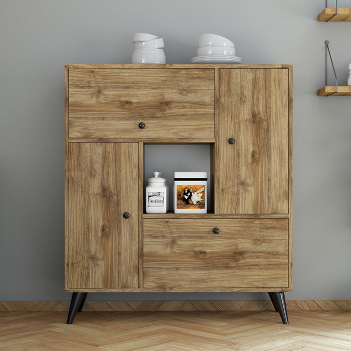 Hanah Home Hercules 3100 Armario Multiusos Nogal